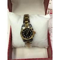 ราคา นาฬิกาข้อมือสองกษัตริย์สำหรับสตรีหน้าปัดสีดำ (21782639378)