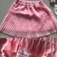 ราคา กระโปรงพลีทผ้าชีฟองสำนวนสาวเกาหลี มีซับใน ผ้าสวย (1332834849)