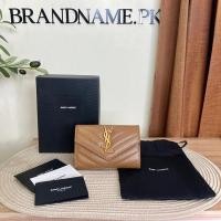 ราคา YSL Envelope Classic Monogram Small Wallet Y22 แท้ (23080891401)