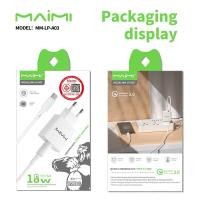 ราคา ชุดชาร์จMaimi รุ่นLP-A03 มี มอก.ชาร์จเร็ว Quick charge 3.0(18W) for Micro / type-c (มอก.62368 เล่ม1-2563) (26359650721)