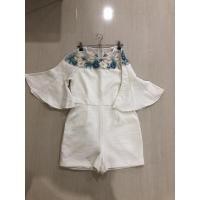 ราคา จั๊มสูท แบรนด์ Lyn around สีครีม size m ใหม่ป้ายห้อย (19944145221)
