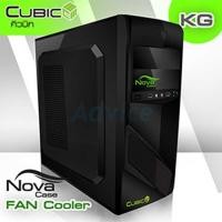 ราคา CASE ATX (NP) CUBIC Nova (Black/Green) (7238589717)