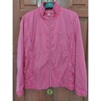ราคา Thrift.preloved LADIES เสื้อแจ็คเก็ตร่มชูชีพ CROCODILE สีชมพู (18941340454)