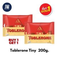 ราคา ซื้อ 1 ห่อ แถมฟรี 1 ห่อ โปรโมชั่นพิเศษ Toblerone Tiny ท็อปเบิลโรน ไทนี่ 200 กรัม(g.) BBE: 08/2025 (25185128182)