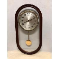 ราคา นาฬิกาแขวน seiko Quartz PH612B ลูกตุ้มแกว่ง กรอบไม้แท้มือสองญี่ปุ่น (28908934218)