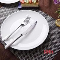 ราคา จานเซรามิก 10นิ้ว 6 ใบ/ชุด ทรงตื้น (ขาวครีม) (9214254702)