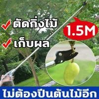 ราคา กรรไกรตัดผลไม้ กรรไกรตัดกิ่งไม้สูง กรรไกรตัดหนีบ กรรไกรตัดกิ่งด้ามยาว พร้อมเลื่อย ด้ามอลูมิเนียม ยาวสุด3เมตร แถมใบเลื่อย (29455888680)