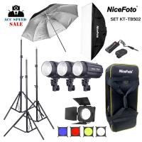 ราคา ชุดไฟสตูดิโอ NiceFoto Studio Flash Kit KT TB-300 300Ws (3278290755)