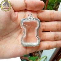 ราคา กรอบพระ กรอบพระเงินผสม ขัดเงา | มเหศวร | กว้าง2.5*สูง3.6ซม.(ขนาดจอกระจก) (19752893261)