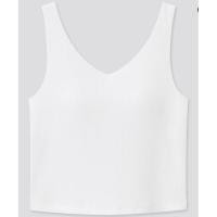 ราคา UNIQLO เสื้อแขนกุด AIRism คอตตอน ลายนูน คอวี size L 150บาท!!! (16223241344)