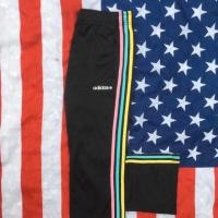 ราคา กางเกง Adidas ผ้าร่ม มือสอง สีดำ กางเกงวอร์มราคาถูก สำหรับผู้ชาย และผู้หญิง (Second-hand Adidas Trousers) (4232456137)