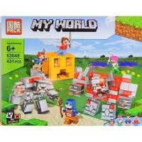 ราคา CT Toys เลโก้ มายคราฟ 63049 มายคราฟ ขี่หุ่นยนต์ ต่อสู้ จำนวน431ชิ้น (5853166790)