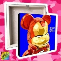 ราคา กรอบรูป POP ART "Iron man" BearBrick (24781051964)