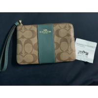 ราคา กระเป๋าCoach ซิปเดียว ไซส์ S มือ1 Shop outlet สีเขียวฟ้า (2229039188)