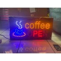ราคา ป้ายไฟ LED ✅coffiee OPEN✅ป้ายข้อความ อักษร ป้ายไฟ LED ประดับหน้าร้านใช้ไฟ 220V ขนาด 25*48*2cm พร้อมส่งค่ะ (24351289443)