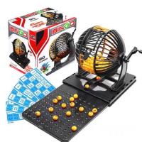 ราคา ชุดของเล่น Loto Bingo Lotto 90 เบอร์ มีการ์ด Probe 12 - 24 - 48 แผ่นและกรงปั่นหวยสําหรับ Tet (26070190985)