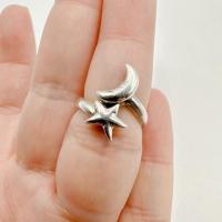 ราคา แหวนเงินแท้ รูปพระจันทร์เคียงดาว ไซส์ 49 (23242579478)