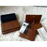 ราคา NWT!! Polo Ralph Lauren Leather small wallet ใหม่แท้พร้อมป้ายราคาเต็มจากอเมริกา Polo Ralph Lauren กระเป๋าธนบัตรหนังแท้ (2146287255)