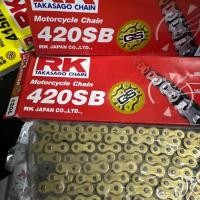 ราคา โซ่ Rk แท้ 420ยาว 120 ข้อ สีทอง //HATYAI168 (18291796911)