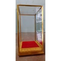 ราคา ตู้กระจกครอบพระขนาด5×4×8นิ้วสี่เหลี่ยมกระจกเงาหนึ่งด้าน (7844304718)