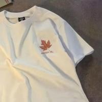 ราคา เสื้อยืดคอกลม แขนสั้น พิมพ์ลายใบเมเปิ้ล ทรงหลวม ขนาดใหญ่ เรียบง่าย แฟชั่นฤดูร้อน สําหรับผู้ชาย ไซซ์ M - 8XL (23474211587)