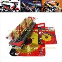 ราคา (D) OSAKI โซ่สเตอร์ ทอง (ทั้งชุด) สำหรับ โซนิค(SONIC), แดช(DASH) (420-120L 14T-38T) (โซ่สเตอร์ ทอง sonic) (11325550048)