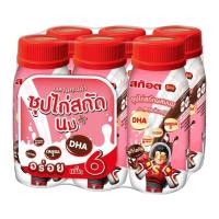 ราคา สก๊อต คิตซ์ ซุปไก่ผสมนม สตอรว์เบอร์รี่ 140 มล. (แพ็ก 6 ขวด) Scott kids (24714989742)