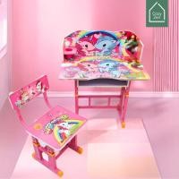 ราคา CozyZen โต๊ะเขียนหนังสือเด็ก รุ่น โพนี่ ใช้ได้ 2-9 ขวบ พร้อมเก้าอี้และชั้นวาง นาฬิกา ที่ใส่ปากกา (26002082938)