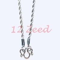 ราคา สร้อยคอห้อยพระสแตนเลส ลายเกลียวเพชร ขนาด 2 มิล สแตนเลสแท้ 100% สร้อยสวมคอ เครื่องประดับ stainless steel (4036516067)