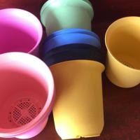 ราคา กระถางทรงญี่ปุ่น เนื้อทราย กระถางปากแตร 8” (6104955127)