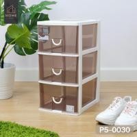 ราคา Keyway ตู้ลิ้นชักใส่รองเท้าสามารถเก็บของได้ด้วย 3 ชั้นรุ่น P5-0030​ (29516862246)