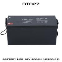 ราคา แบตเตอรี่โซล่า เครื่องสำรองไฟ Battery 12V 200Ah DEEP CYCLE Gel for Solar Cell 12V 200AH BT027 (7736743452)