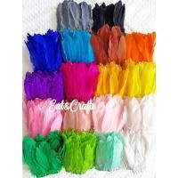 ราคา ขนเป็ด เส้นขนเป็ด ขนนก สีสวย ขนนุ่ม แข็งแรง ตวามยาว 20 CM (25108505171)