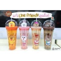 ราคา แก้วน้ำฝาโดม Line Friends 7-11 (2952046685)
