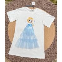 ราคา เดรสผ้ายืดเกาหลี ลาย Frozen (9286884702)
