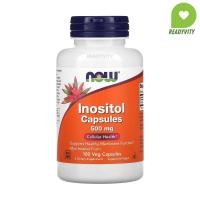 ราคา NOW Foods, Inositol Capsules, 500 mg, 100 Veg Capsules (25164229374)