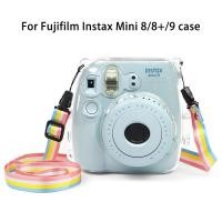 ราคา For Fujifilm Instax Mini 8 8+ 9 Transparent Camera Case Protective Carry Bag Cover with Shoulder Strap Storage Bag (25638922132)