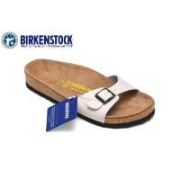 ราคา [ลด 40] รองเท้าแตะและรองเท้าแตะ BIRKENSTOCK ทรงฮิต ทรงฮิต ใส่ได้ทั้งชายและหญิง [หนังสีเบจ] 34-41 (28914867396)