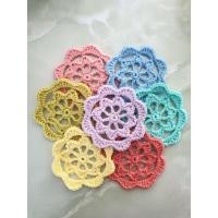 ราคา #5 ที่รองแก้วน้ำไหมพรมถัก ซื้อ10 ฟรี1 งานฝีมือ โครเชต์ แฮนด์เมด (4188988465)