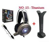ราคา TANGER หูฟัง 7.1ch Virtual Sound หูฟังสำหรับเกมเมอร์ เสียงรอบทิศ# NUBWO NO-15 หูฟังเกมมิ่ง พร้อมขาตั้ง NUBWOANGER หูฟัง (2766535999)