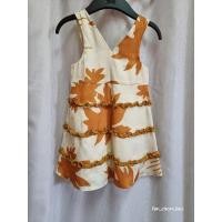 ราคา ชุดเดรสเด็กkloset_sz.3-4Y_ลายใบไม้ (24163673204)