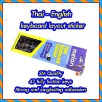 ราคา สติ๊กเกอร์คีย์บอร์ด ไทย-อังกฤษ Keyboard 3M MST-001 Thai Keyboard Sticker *พร้อมส่ง* MELON (3276459820)