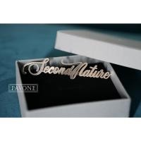 ราคา Pavone Jewelry กิ๊ฟตัวอักษรชื่อ SecondNature ผลิตจากทองเหลือง ชุบทองคำขาว (20909992397)