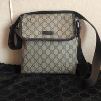 ราคา Gucci Cross Body Bag Canvasสีน้ำตาล มือสองของแท้ (3408562292)