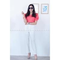 ราคา Sale งานป้าย Kira ชุดเซ็ตเสื้อครอป+กางเกงขายาว เช็คของก่อนกดสั่งและชำระนะคะ sz.xl (2420883509)