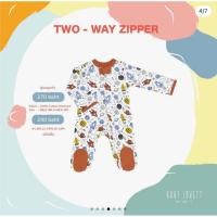 ราคา (New ต่ำกว่าแบรนด์) Baby Lovett - ชุดนอนคลุมเท้า Two-way zipper ลายจรวด / 12-18 (25221082780)