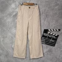 ราคา ผ้ามือสอง กางเกงขายาวเอวสูงผ้าลูกฟูกหญิง GU (25035405377)