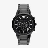 ราคา EMPORIO ARMANI นาฬิกาข้อมือผู้ชาย รุ่น AR2453 Classic Chronograph Black Dial - Black (26524208620)