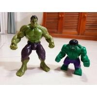 ราคา หุ่น HULK ยักษ์ตัวเขียว โมเดล ขายยกเซ็ต 2 ตัว(มือสอง) (23437491213)