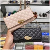 ราคา กระเป๋าสตางค์ Charles & Keith รุ่น Mini Chain Handle Quilted Wallet : CK6-10680484 แท้จากชอป พร้อมกล่อง และถุงกระดาษ (23640018003)